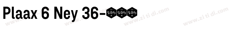 Plaax 6 Ney 36字体转换